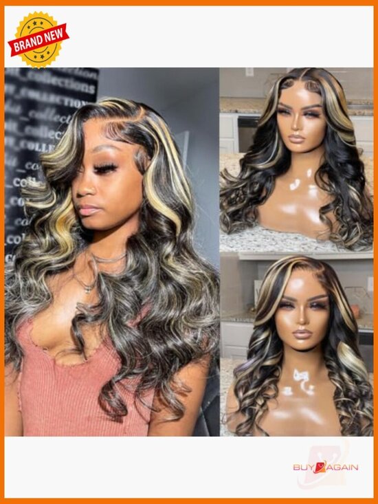 Glueless Human Hair Wig 5x5 HD Lace Closure Body Wave 180% Density 24in main image 6